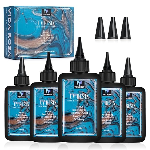 VIDA ROSA 500g UV Resin Upgraded Low Viscosity and Low Shrinkage Kit by VidaRosa