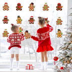 Renbuzhu 39PCS Christmas Crafts Bulk: Gingerbread Men Paper Suncatchers DIY Kit - Image 3