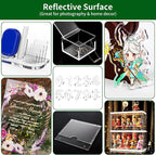 6 Pieces 8 x 10 Clear Acrylic Sheets Blank Acrylic Signs1/8 inch Thick - Image 6