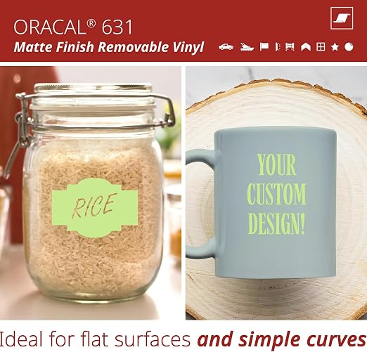ORACAL 631 Matte Key Lime Pie Vinyl Durable Roll Easy to Weed Permanent - Image 2