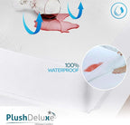 PlushDeluxe Premium Bamboo Mattress Protector – King Size, Waterproof, & Ultra - Image 3