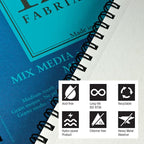 Fabriano 1264 Mixed Media Pad, Spiral Bound, 110 lb. - Image 2