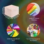 FabricLA Acrylic Felt Sheets for Crafts - Image 3