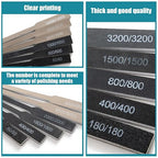 Honoson 20 Pcs Sanding Sticks for Plastic Models 3D Print Polishing Sticks - Image 4
