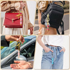 ROADPLUM 12 Pcs Beadable Keychain Bar, Alloy Blank Key Chain Accessories Bulk - Image 6