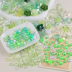 350 Pieces 3D Resin ABS Colorful Rose Flower Bows Butterfly Charms - Image 7