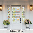 Window Privacy Film, Static Cling Stained Glass Window Film Decorative - Image 6