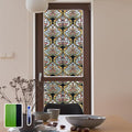 3D Vintage Stained Glass Window Film by ChicSkin