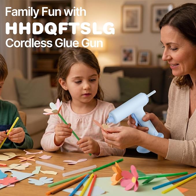 Cordless Hot Glue Gun, 30s Fast Preheating - Image 6