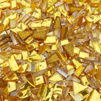 LITMIND 1.1LB Gold Irregular Glass Mosaic Tiles - Image 2