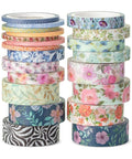 Mr. Pen- Washi Tape Set, 21 Rolls, Floral Vintage | 5 Yards/Roll, Washi Tape by MrPen
