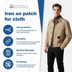 Iron on Patches for Clothes, Patches for Cloth, 100% Cotton Fabric Patches for - Image 3