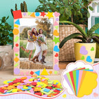 810Pcs Foam Stickers Foam Shape Stickers Colorful Self Adhesive, 8 Colors Heart - Image 4