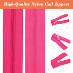 45 Yards 15 Colors #5 Nylon Coil Zippers - Image 3