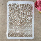 TIAMECH 6 Pcs A4 Reusable Mosaic Graffiti Stencils - Image 5