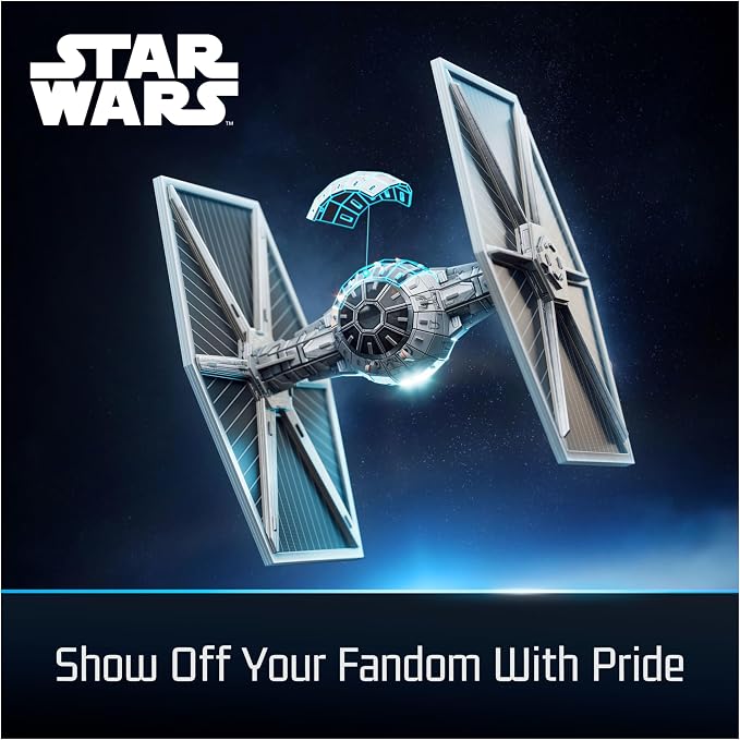 4D Build, Star Wars Imperial Tie Fighter 3D Model Kit, Star Wars Collectibles & - Image 6
