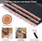PRINA Art Supplies 120 Colors Colored Pencils Set - Image 4