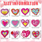 JellyArch 36 Pcs Valentine's Day Crafts, Wooden Heart Cutouts, Unfinished DIY - Image 4