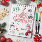 FUMILE 12 Colors Double Line Outline Markers, Glitter Markers - Image 8