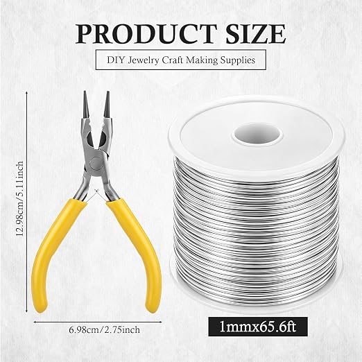 Mudder 1 Rolls Silver 18 Gauge Wire - Image 2