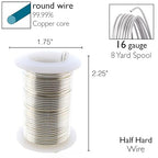 The Beadsmith Wire Elements 16-Gauge Lacquered Tarnish-Resistant Copper Wire - Image 4