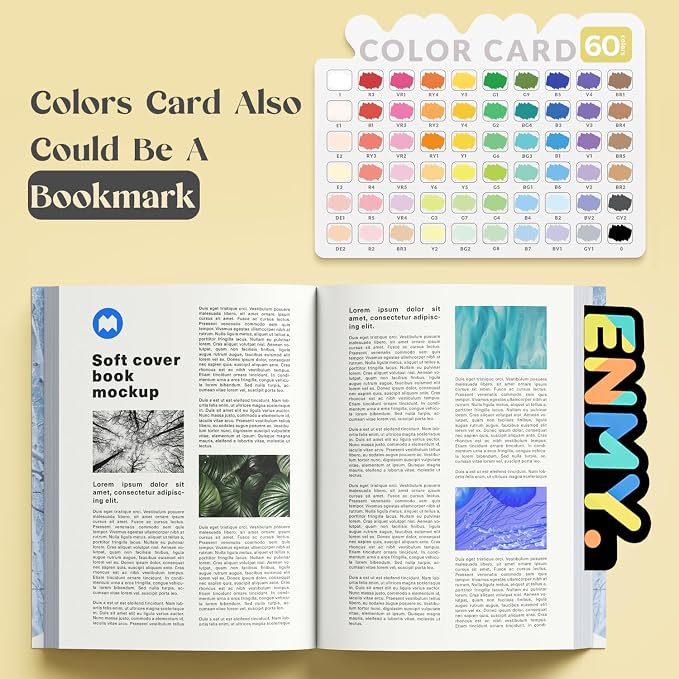 60 Colors Acrylic Paint Markers, Direct Liquid Acrylic Paint Marker Pen - Image 9
