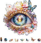 Eden Eye Puzzles Adults Gifts Wooden 90 Pieces 8.5 * 7.8in by Jollitot