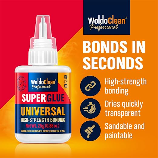 WoldoClean Super Glue All-Purpose Liquid 25g - Image 2