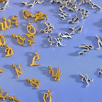 stino 200Pcs A-Z Metal Letter Charms - Image 5