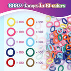 DDAI Bracelet Making Toys Refill Loops Elastic Cloth Band - Image 4