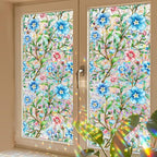 Vine Flower Window Privacy Film Stained Glass, Decorative Window Cling - Image 4