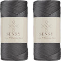 Sensy Premium 2 Pack of 2mm 251 Yards Polyester Rope 100% Polypropylene Cord by SSENSY