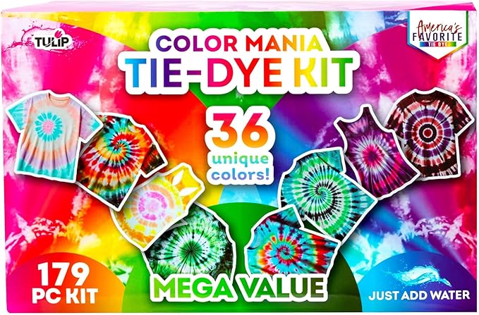 Tulip One-Step Tie-Dye Color Mania 36 Vibrant Colors, All-in-One Tie Dye Kit - Image 2