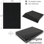 Allgala 20-Value-Pack EVA Foam Paper 8x12 Inch Sheets-Black-CF85310 - Image 2