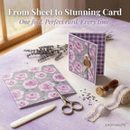 Scrapbook Paper & Scrapbooking Supplies, Lavender 6x6 Double-Sided Patterned - Image 2