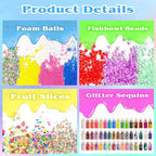 175 Pack Slime Making Supplies Kit, Slime Add Ins Accessories Includes Slimes - Image 2
