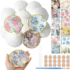 Halloscume 12 Set Scallop Shells by Halloscume