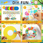Hollowfly 48 Sets Back to School Craft Kits DIY Wreath - Image 4