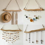 2 Pack Handmade Natural Driftwood Jewelry Rack - Image 5