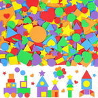 600Pcs Foam Stickers Foam Shape Stickers by Unknown