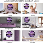 Mtadmai 17.3" Moving Sand Art, 3D Sand Art Pictures Deep Sea Sandscape Living - Image 8