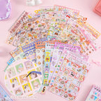 Girl's Cute Sticker Book, Cartoon Cat Theme - Image 7