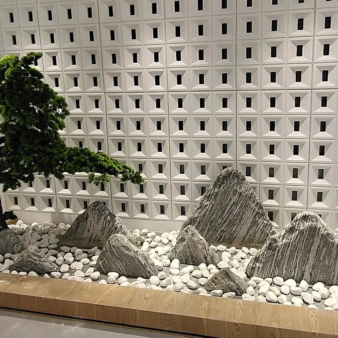 FANTIAN 10 lbs White Gravel for Aquarium, 2-3 Inch Large Pebbles for Planters - Image 4