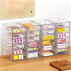 Acrylic Makeup Organizer with 19 Drawers, Storage Drawer Organizer | Bathroom - Image 4