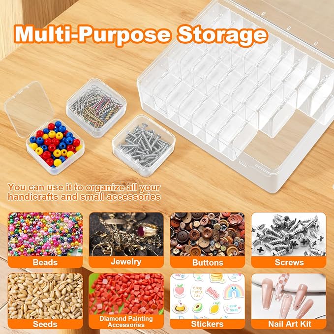 Bead Organizer Box, Craft Storage Box - Image 7