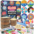klmars Kids Wooden Painting Kit-Glow in The Dark-Arts & Crafts Gifts by klmars