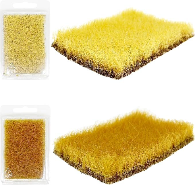 Woohome 2 PCS Model Grass Tufts Resin Static Scenery Model, Artificial Grass by Woohome