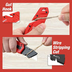 WORKPRO Folding Utility Knife, Quick Change Blade, Lightweight Nylon Handle - Image 3