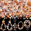 200-260PCS TINKRSTUFF Assorted Brown Acrylic Beads by TINKRSTUFF