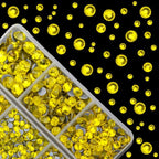 4000pcs Mixed Size Hot Fix Round Crystals Gems Glass Stones Hotfix Flat Back - Image 2